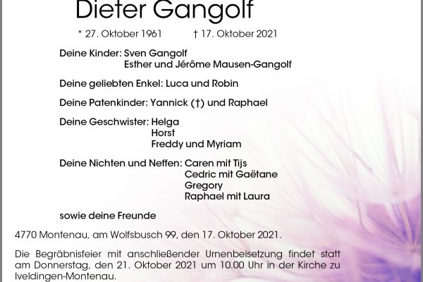 Dieter Gangolf