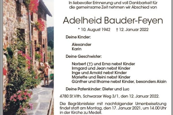 Adelheid Bauder-Feyen