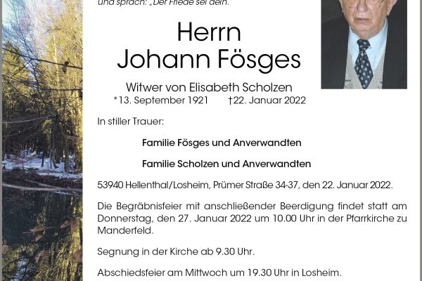 Johann Fösges