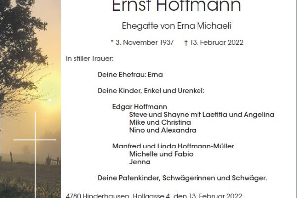 Ernst Hoffmann