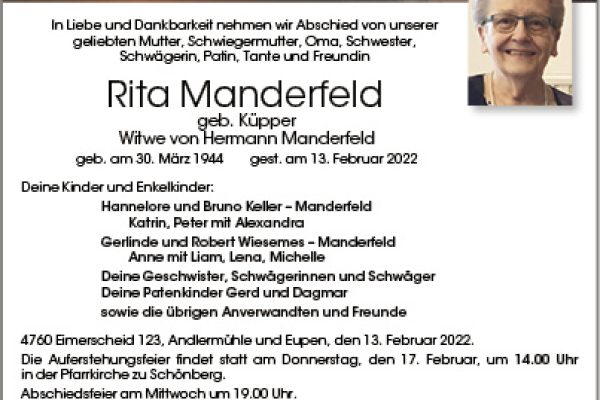 Rita Manderfeld