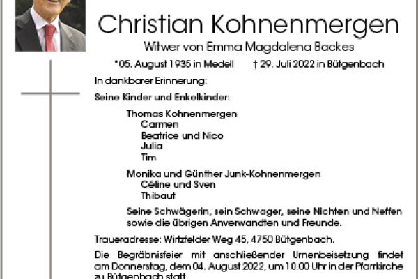 Christian Kohnenmergen