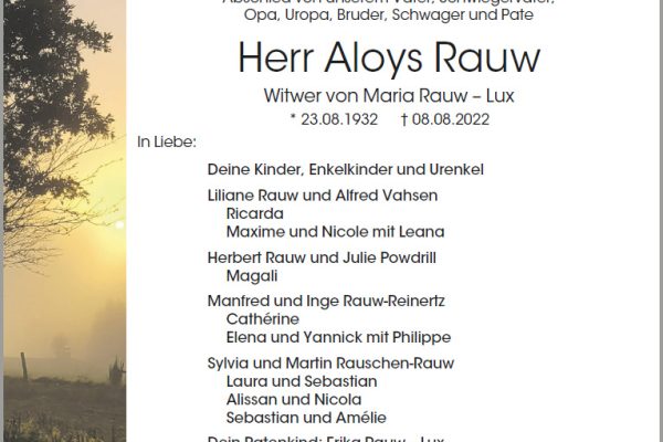 Aloys Rauw