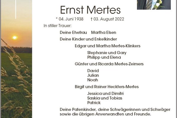 Ernst Mertes