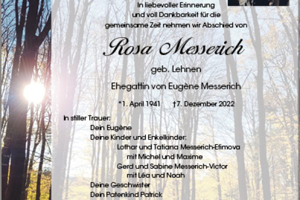 Rosa Messerich