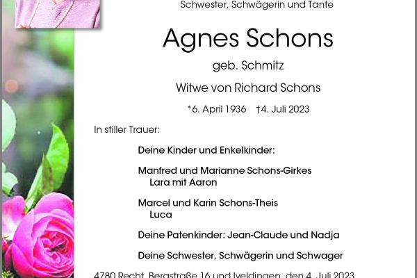 Agnes Schons