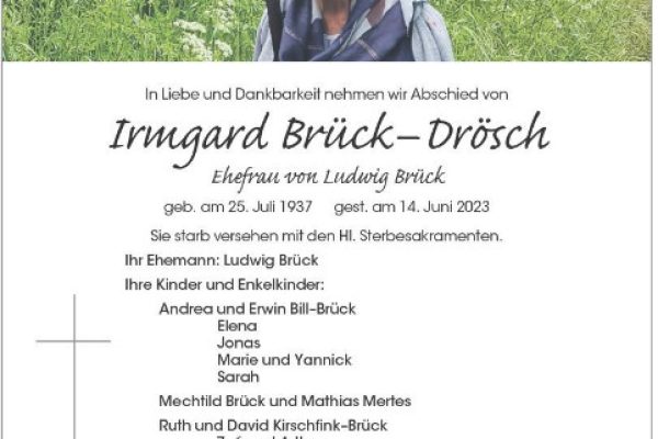 Irmgard Brück – Drösch