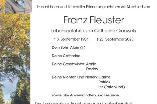 Franz Fleuster