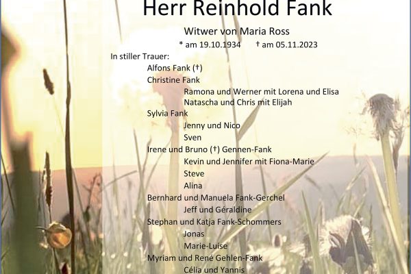 Reinhold Fank