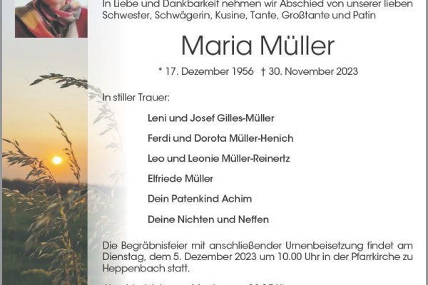 Maria Müller