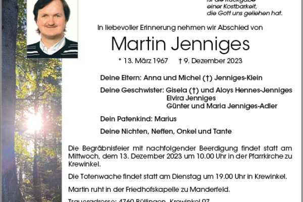 Martin Jenniges