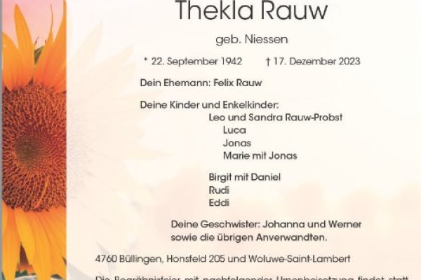 Thekla Rauw