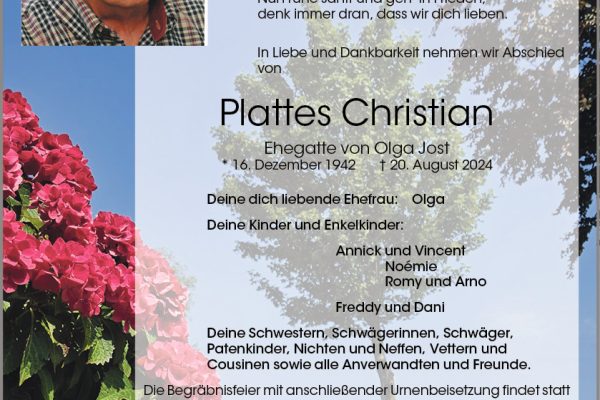 Christian Plattes