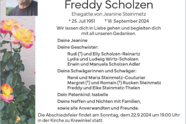 Freddy Scholzen