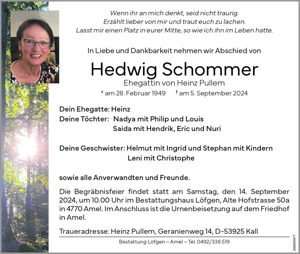 Hedwig Schommer