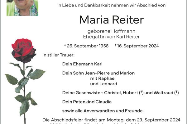 Maria Reiter