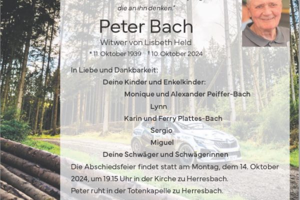 Peter Bach