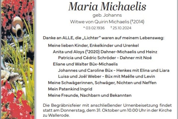 Maria Michaelis