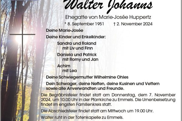 Walter Johanns